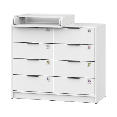 Комод пеленальный Pituso Kids Optimum БП-00003893 Белый-белый 01